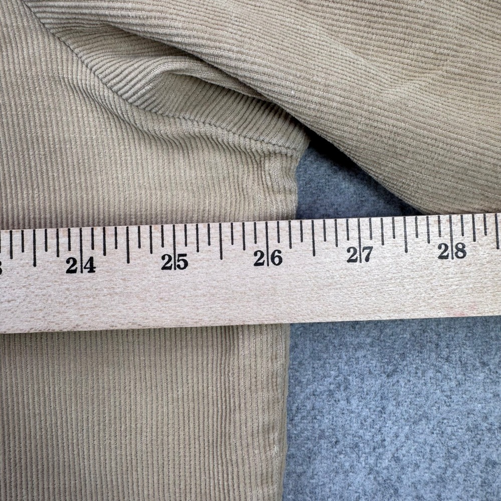 Vintage 70s Sears Corduroy Field Shirt Mens XL Khaki Tan Button Up Workwear FLAW - Picture 8 of 11